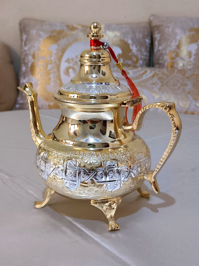 Luxury Moroccan Tea Pot – Traditional Decorative Teapot
